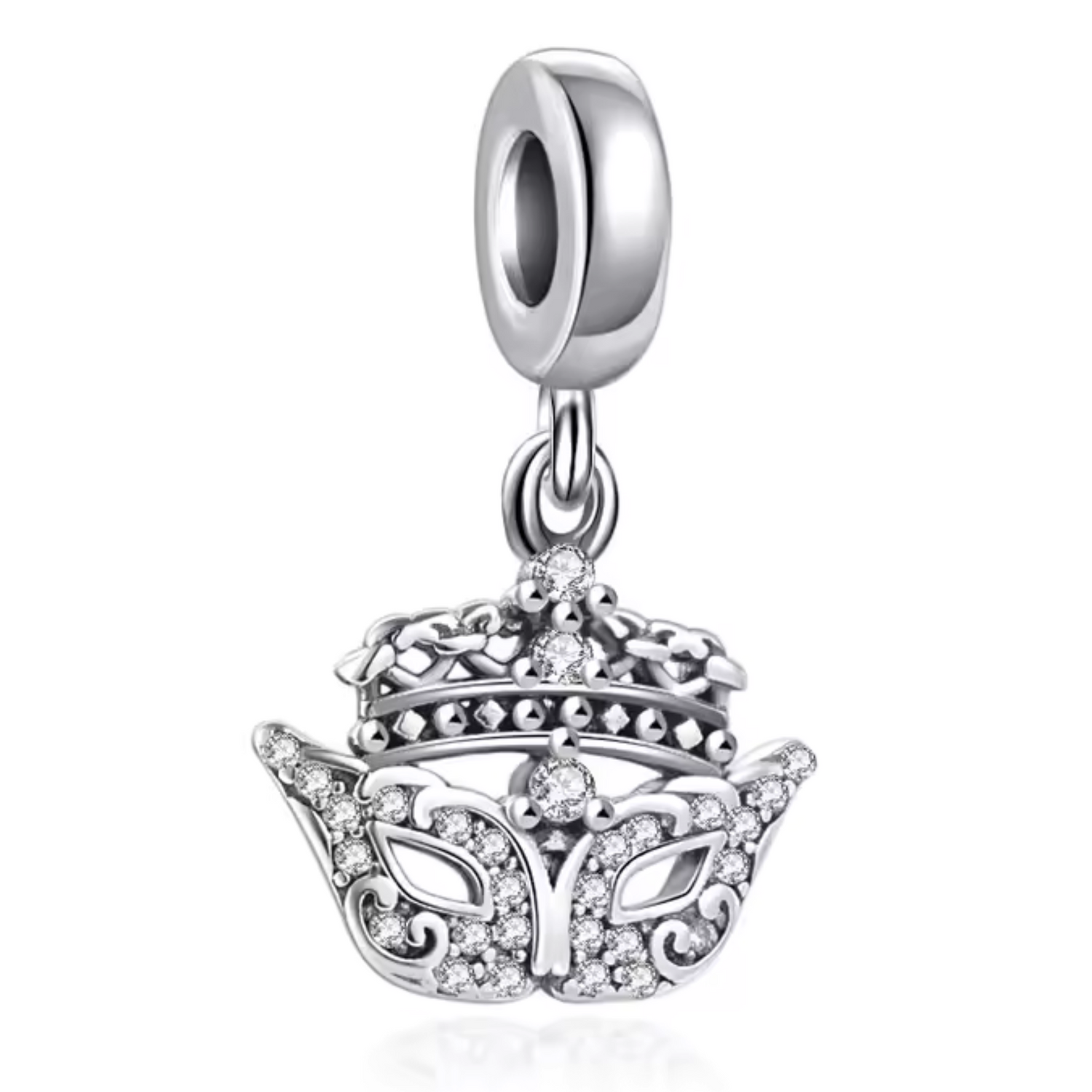 Charm Maske mit Krone