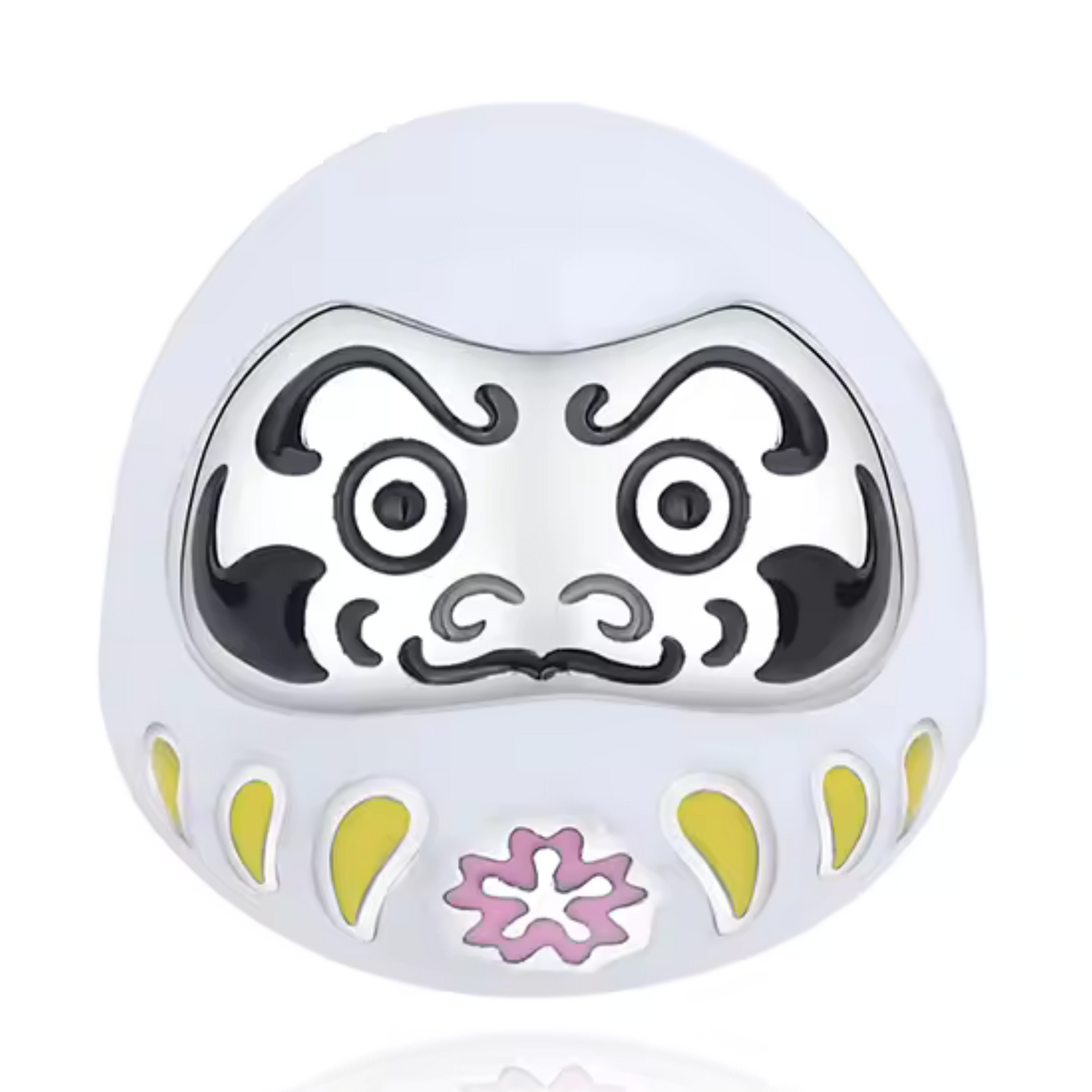Charm - Daruma Weiß | Chinesisches Neujahr