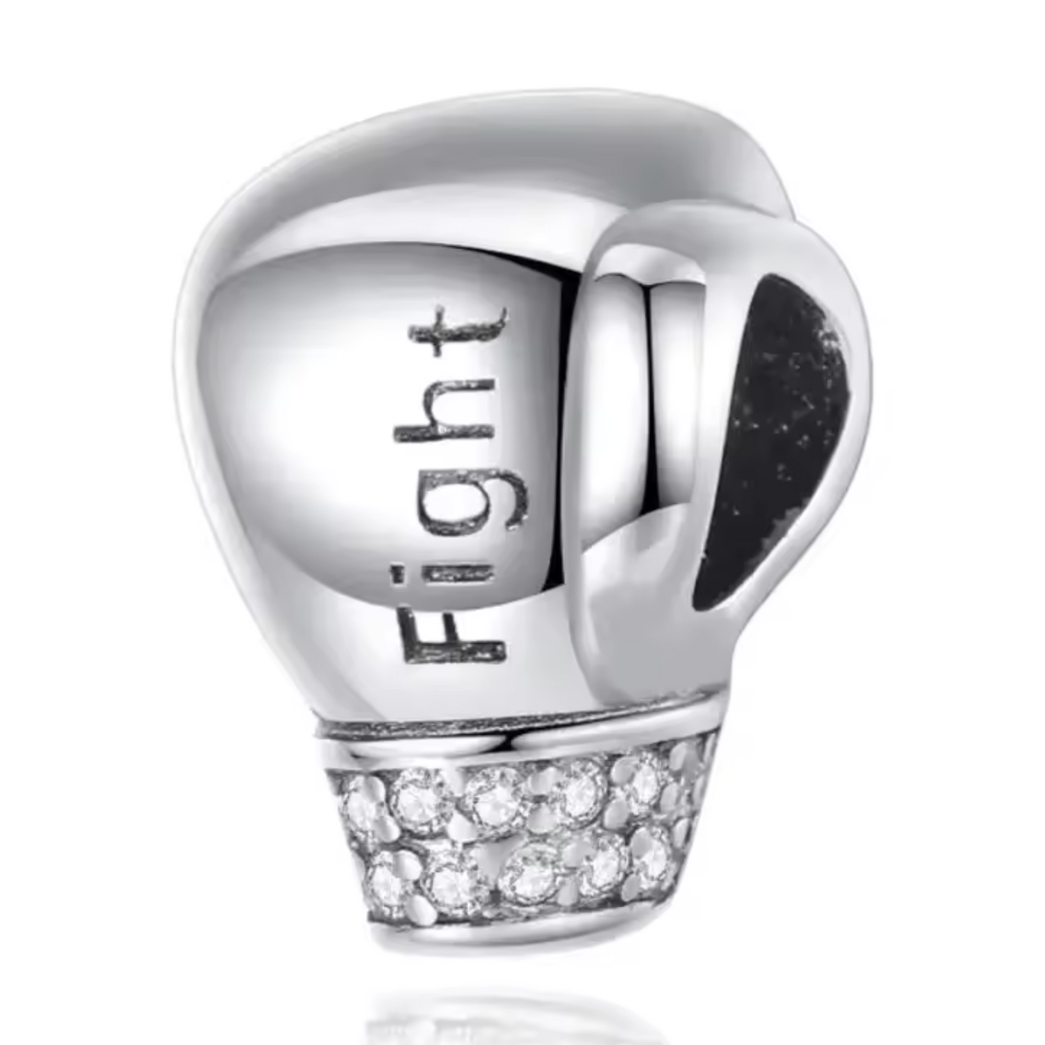 "Fight" Boxing Glove Charm – Strength and Determination