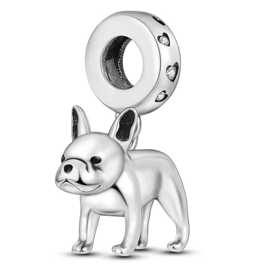 Silberner Bulldoggen-Anhänger – Treue und Komplizenschaft