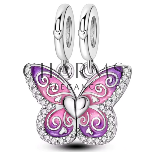 Charm Papillon à Partager - Charms Élégance