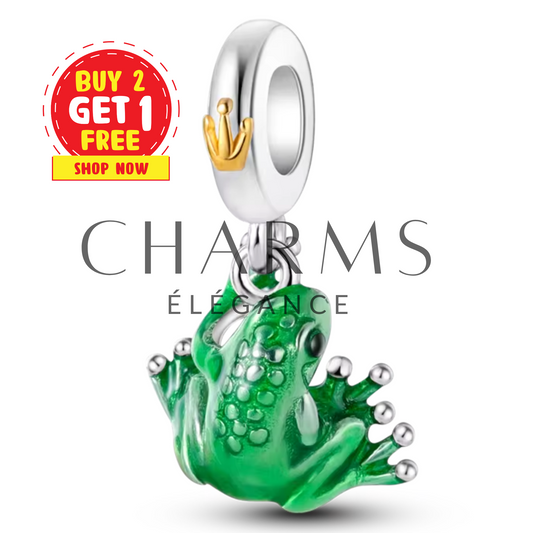 Charm Grenouille – Symbole de Chance et de Joie - Charms Élégance