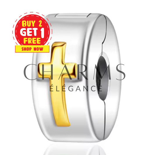 Clips avec Croix - Charms Élégance