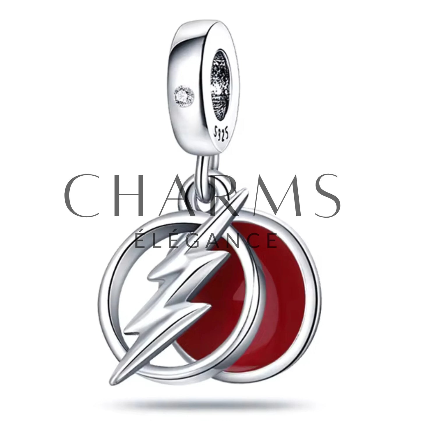 Charm Pendentif - Éclair Flash | DC - Charms Élégance