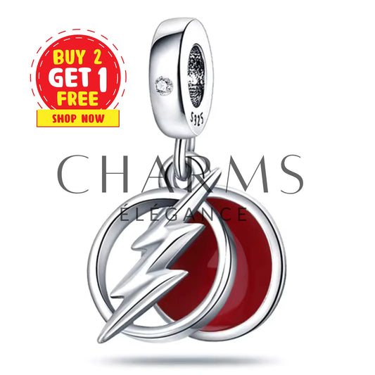 Charm Pendentif - Éclair Flash | DC - Charms Élégance