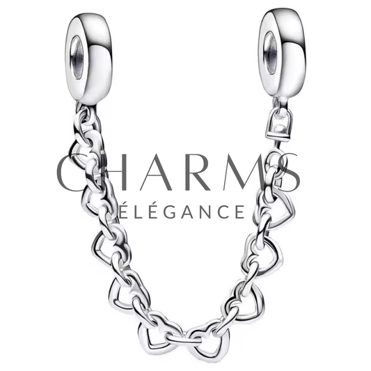 Charm Chaîne de Sécurité Cœur - Charms Élégance