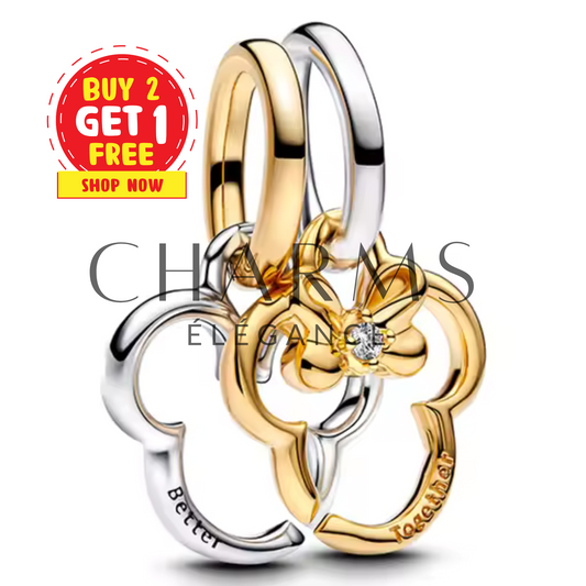Charm à Partager Disney Mickey et Minnie - Charms Élégance