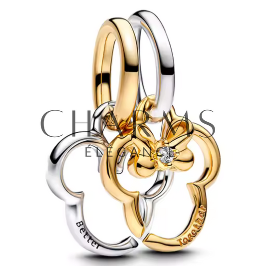 Charm à Partager Disney Mickey et Minnie - Charms Élégance