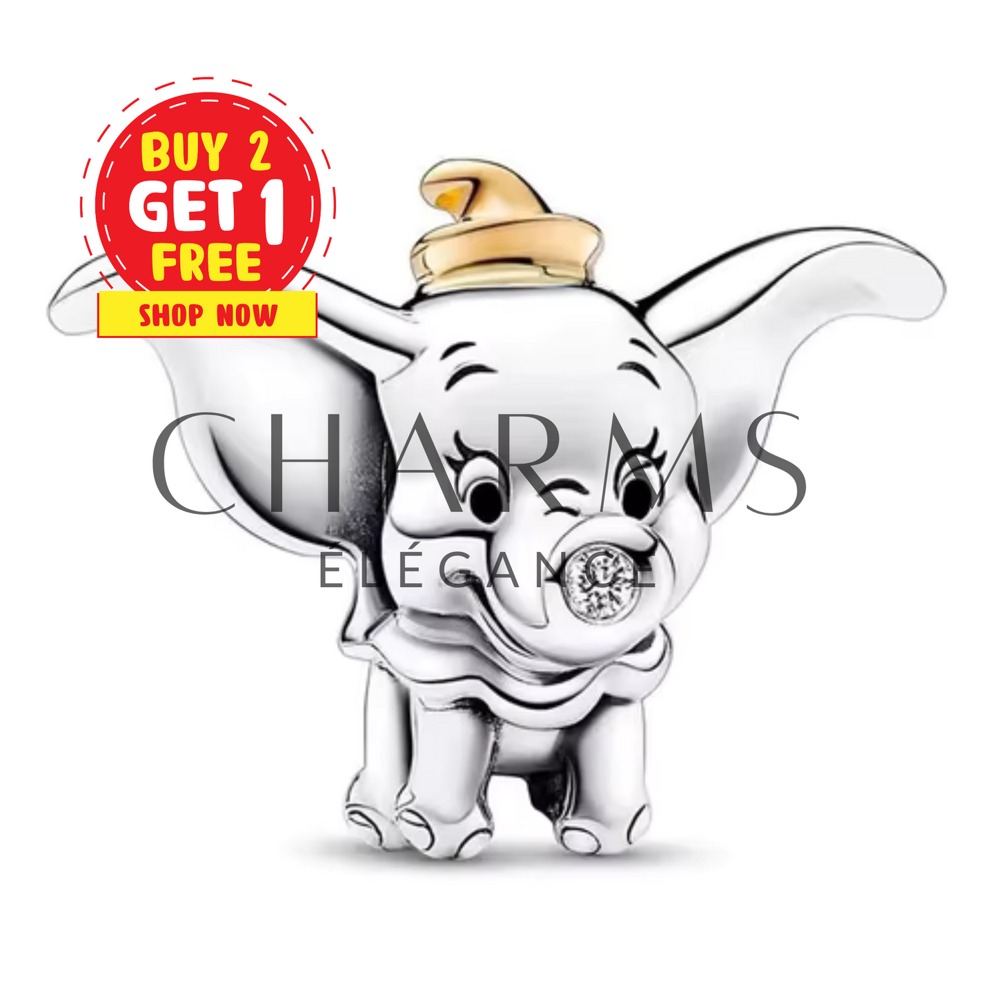 Charm Dumbo | Disney - Charms Élégance