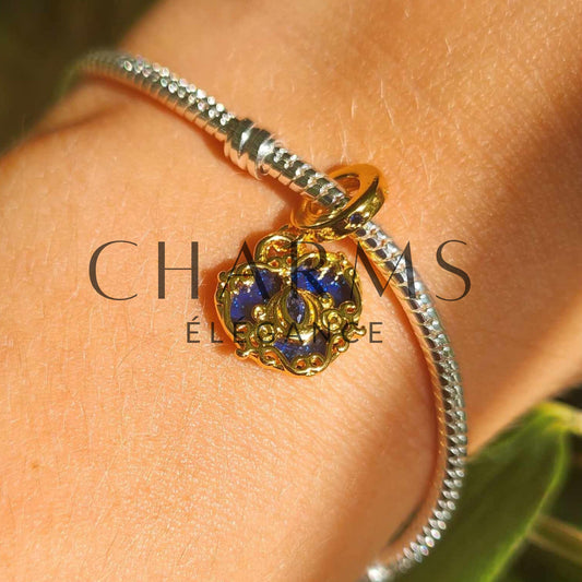 Charm Pendentif - Cœur Carrosse de Cendrillon | Disney - Charms Élégance
