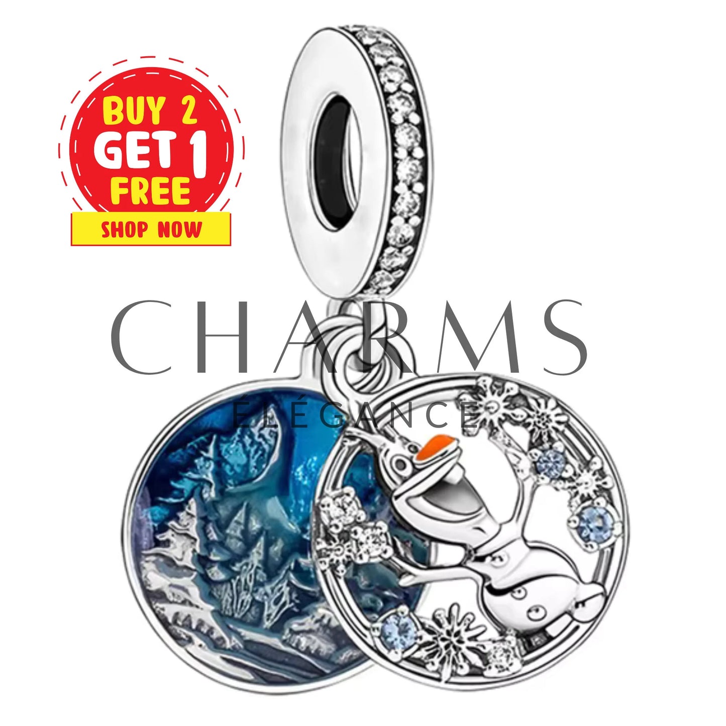 Charm Pendentif - Olaf | La Reine des Neiges - Charms Élégance