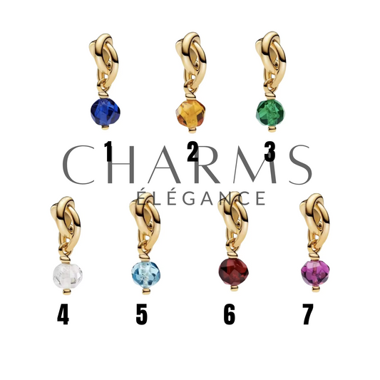Charm - Pendentif Diamant (7 Modèles Différents) - Charms Élégance