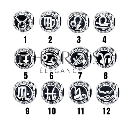 Charm - Signe Astrologique (12 Signes Astro Disponibles) | Version 1 - Charms Élégance