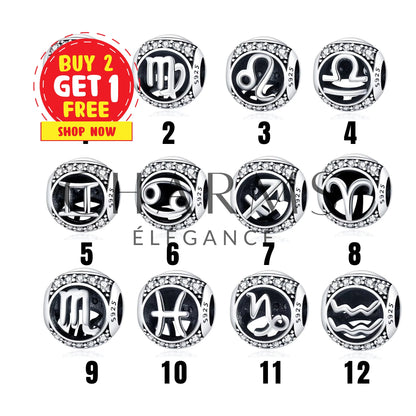 Charm - Signe Astrologique (12 Signes Astro Disponibles) | Version 1 - Charms Élégance