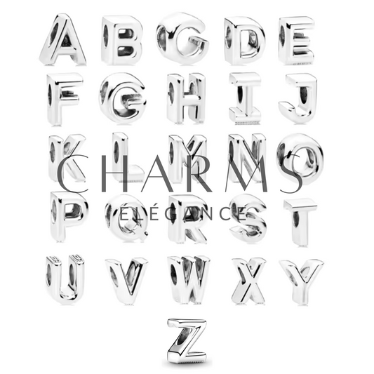 Charms- Lettre Alphabet A à Z - Charms Élégance