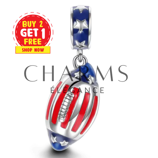 Charm Ballon de Football Américain - Charms Élégance