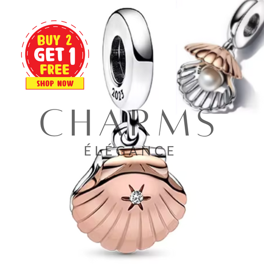 Charm Coquillage avec Perle - Charms Élégance