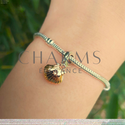 Charm Coquillage avec Perle - Charms Élégance