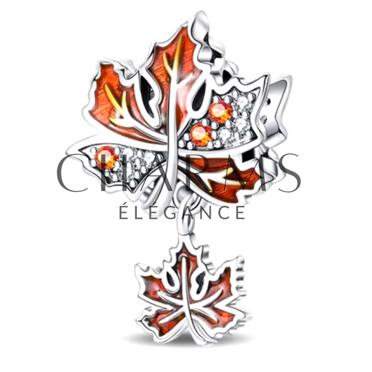 Charm - Feuille d'Automne - Charms Élégance