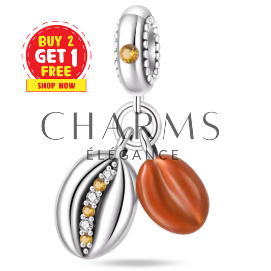 Charm – Grains de Café - Charms Élégance