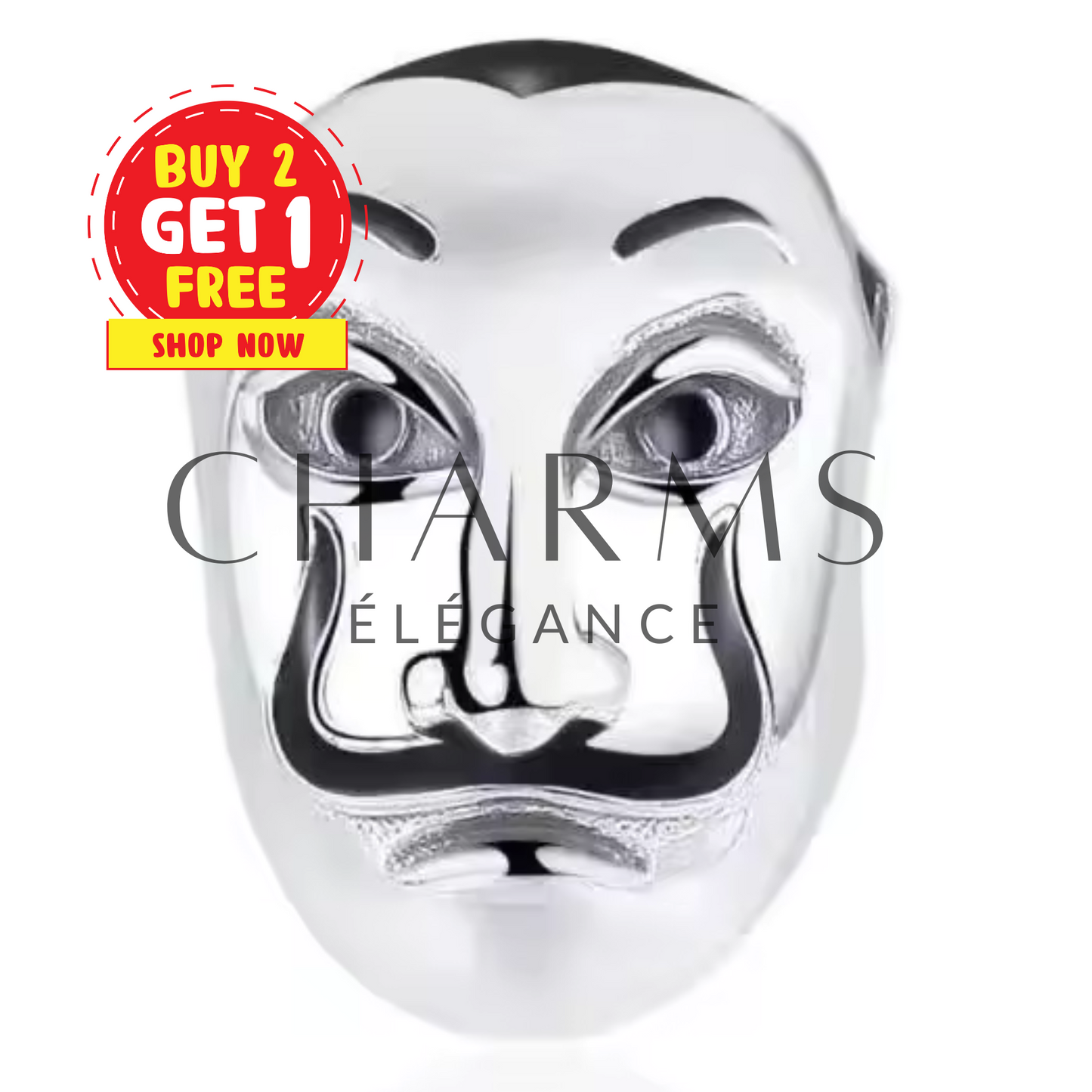 Charm Masque de La Casa de Papel - Charms Élégance
