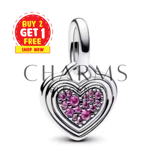 Charm Pendentif Rose | Élégance et Douceur - Charms Élégance