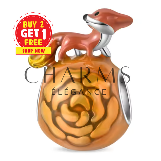 Charm Taquin le Renard du Petit Prince - Charms Élégance