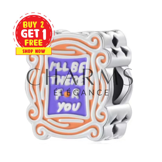 Charm - Cadre "I'll Be There For You" | Friends - Charms Élégance
