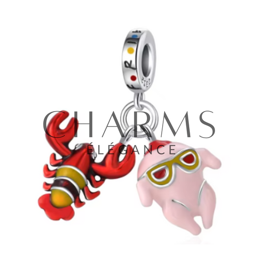Charm Homard et Dinde - Friends - Charms Élégance