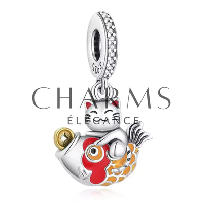 Charm Pendentif - Maneki Neko | Nouvel an chinois