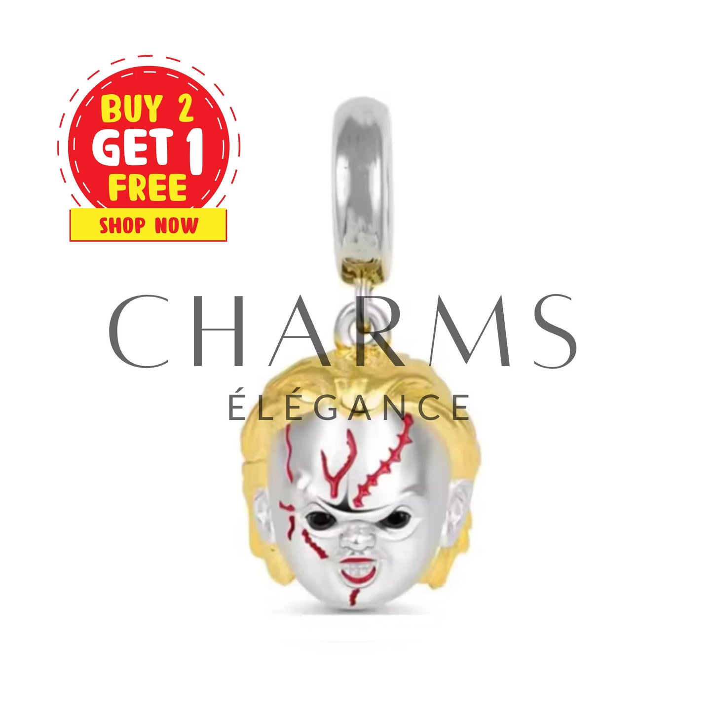 Charm Pendentif - Chucky | Jeu d'Enfant