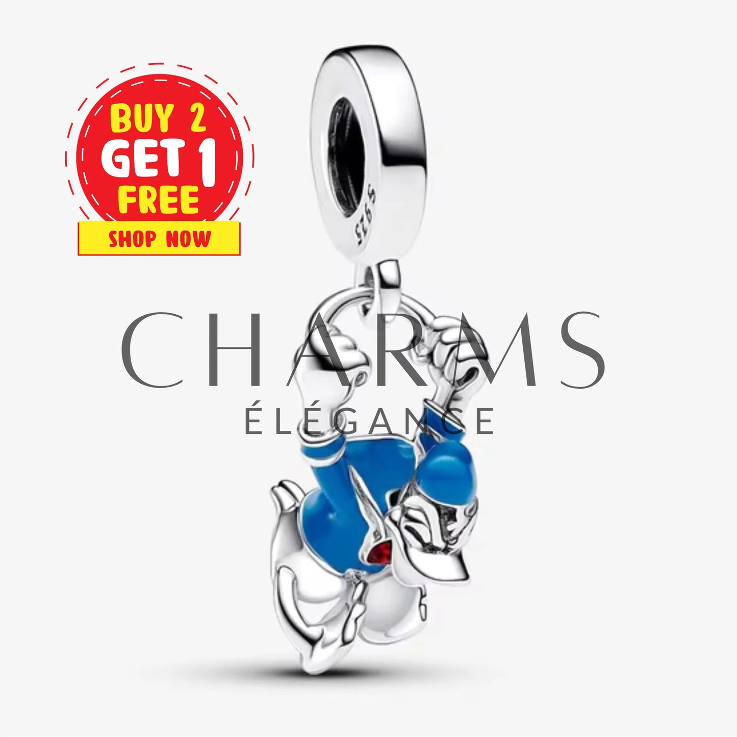 Charm Pendentif - Donald râle | Disney