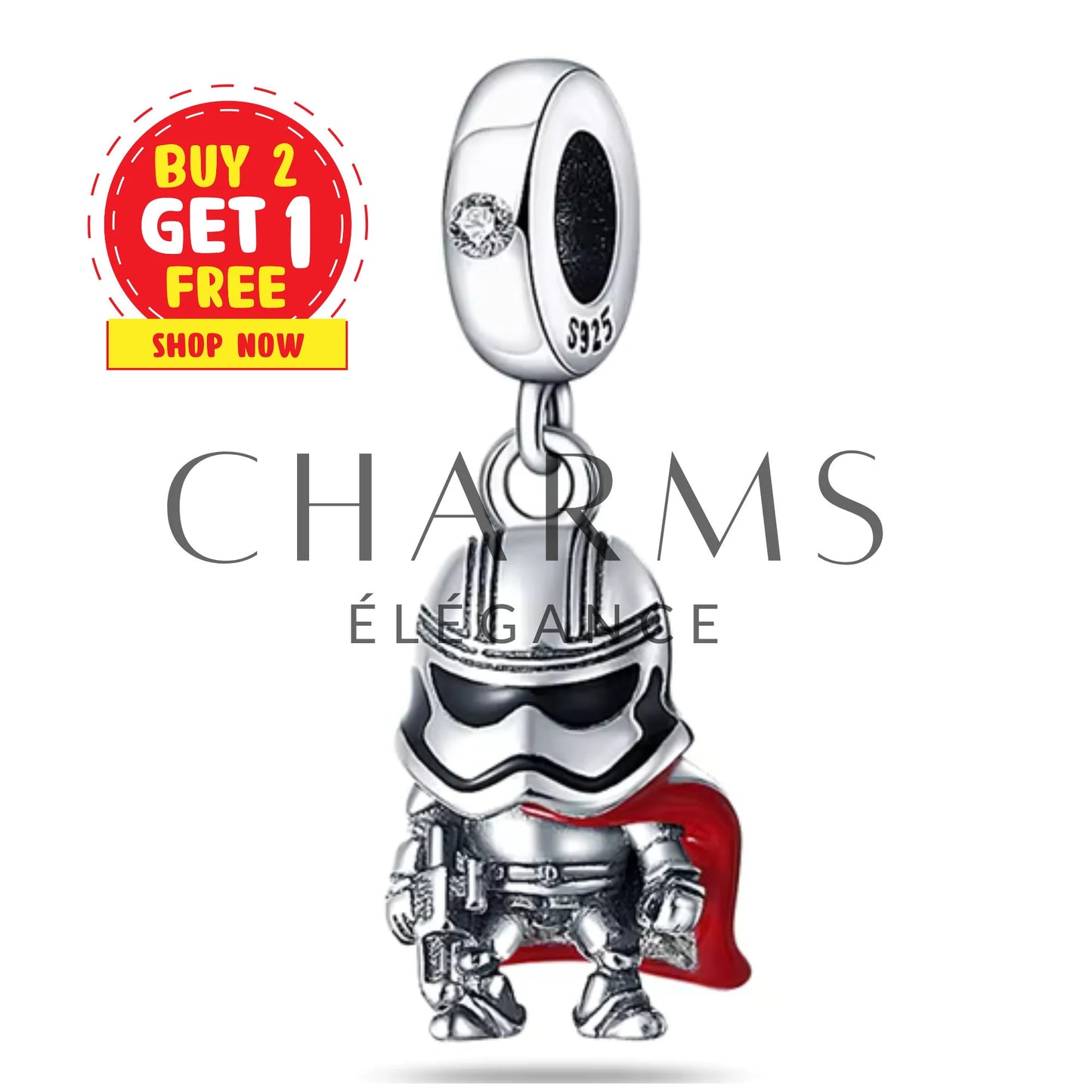 Charm - Chevalier avec Cape Rouge | Star Wars