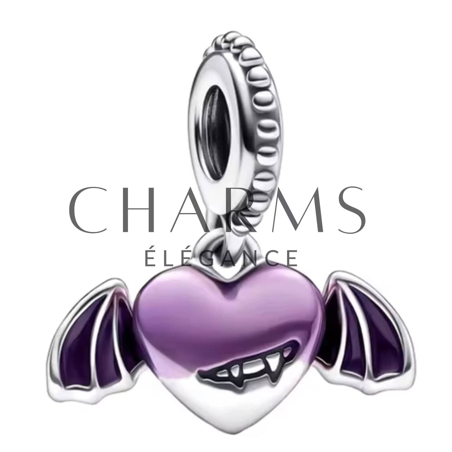 Charm Pendentif - Cœur Vampire