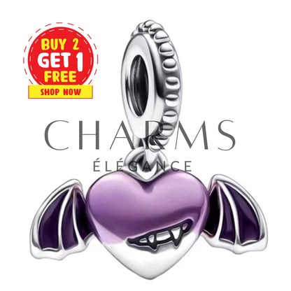 Charm Pendentif - Cœur Vampire