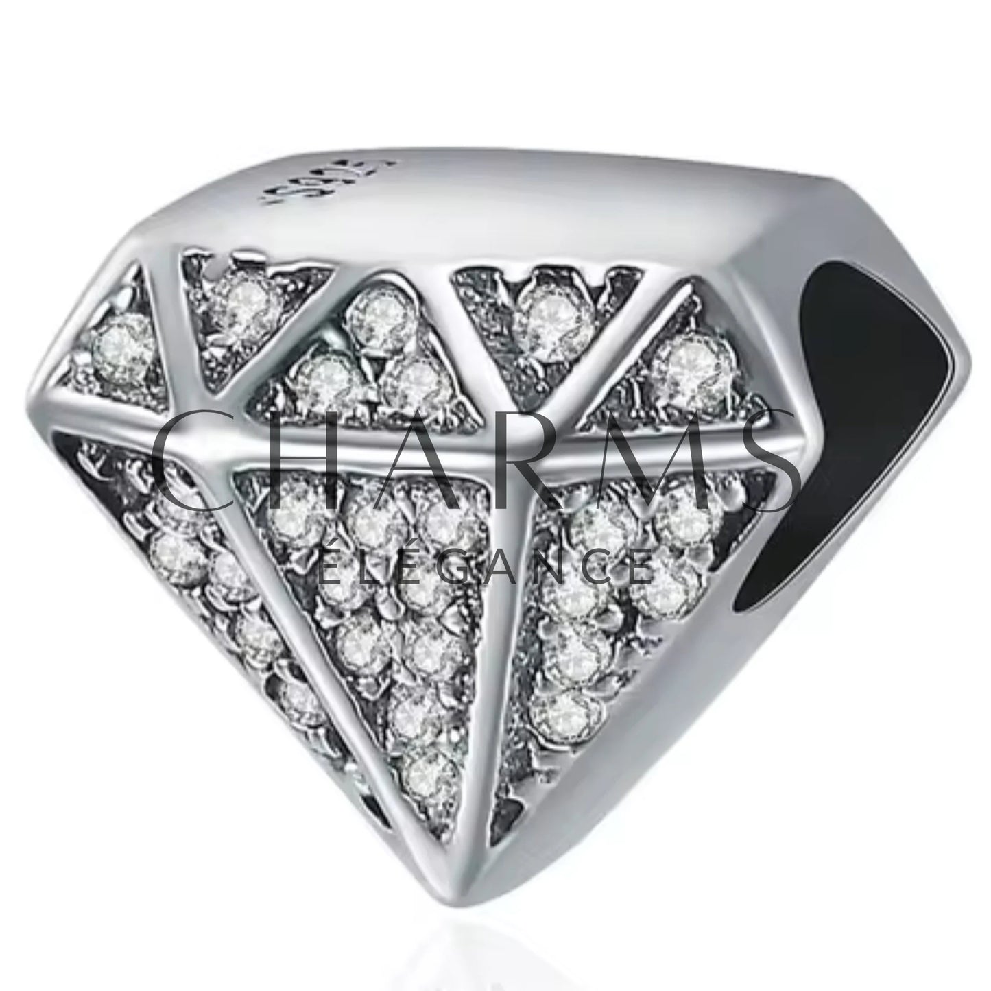 Charm – Diamant mit Strass