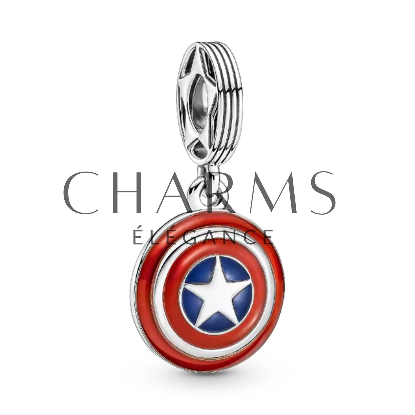 Charm-Anhänger – Captain America-Schild | Wunder