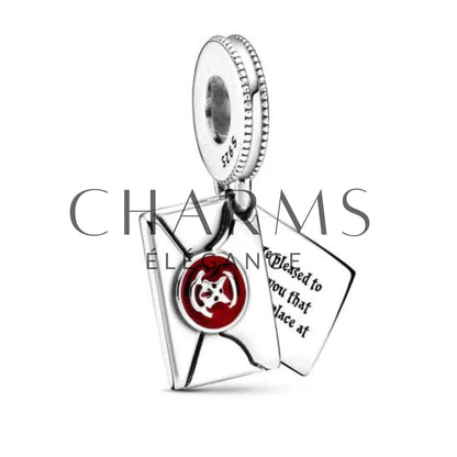 Charm Pendentif - Lettre d'Acceptation de Poudlard | Harry Potter