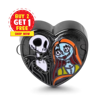 Charm - Black Heart Jack &amp; Sally | Disney