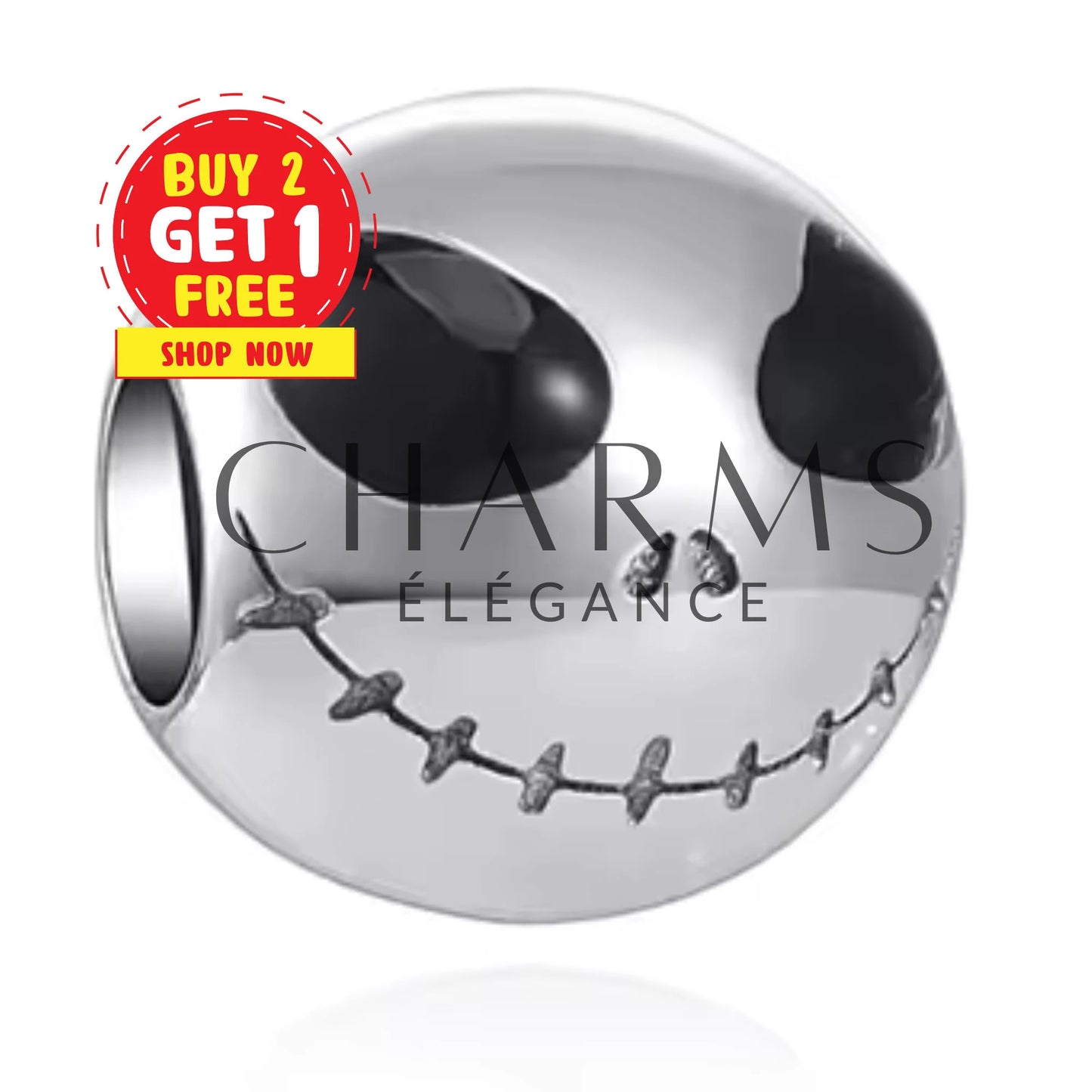 Charm - Tête Grise Jack Skellington | Disney