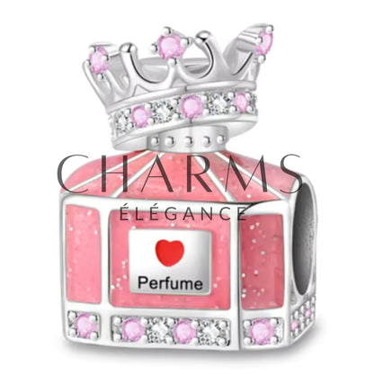 Charm - Parfum Rose avec Inscription "Love Perfume"