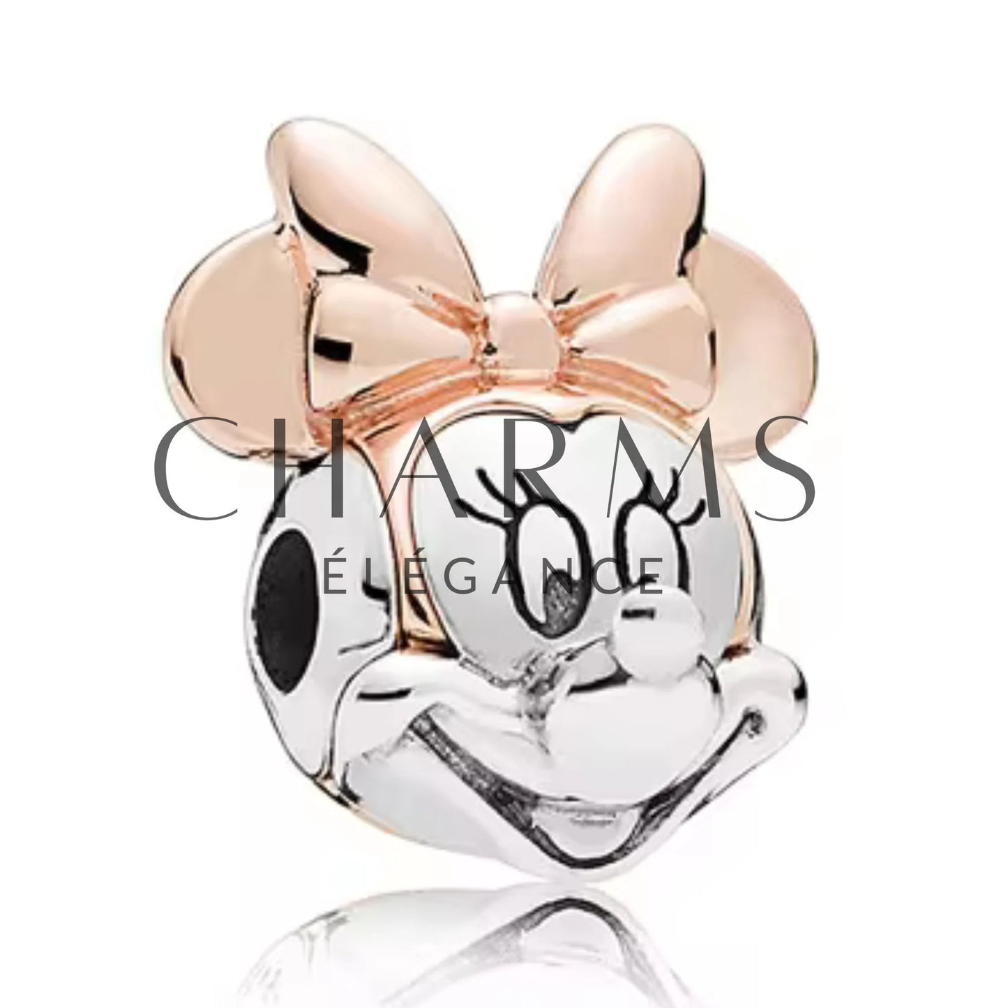 Charm - Tête de Minnie Rose Gold | Disney