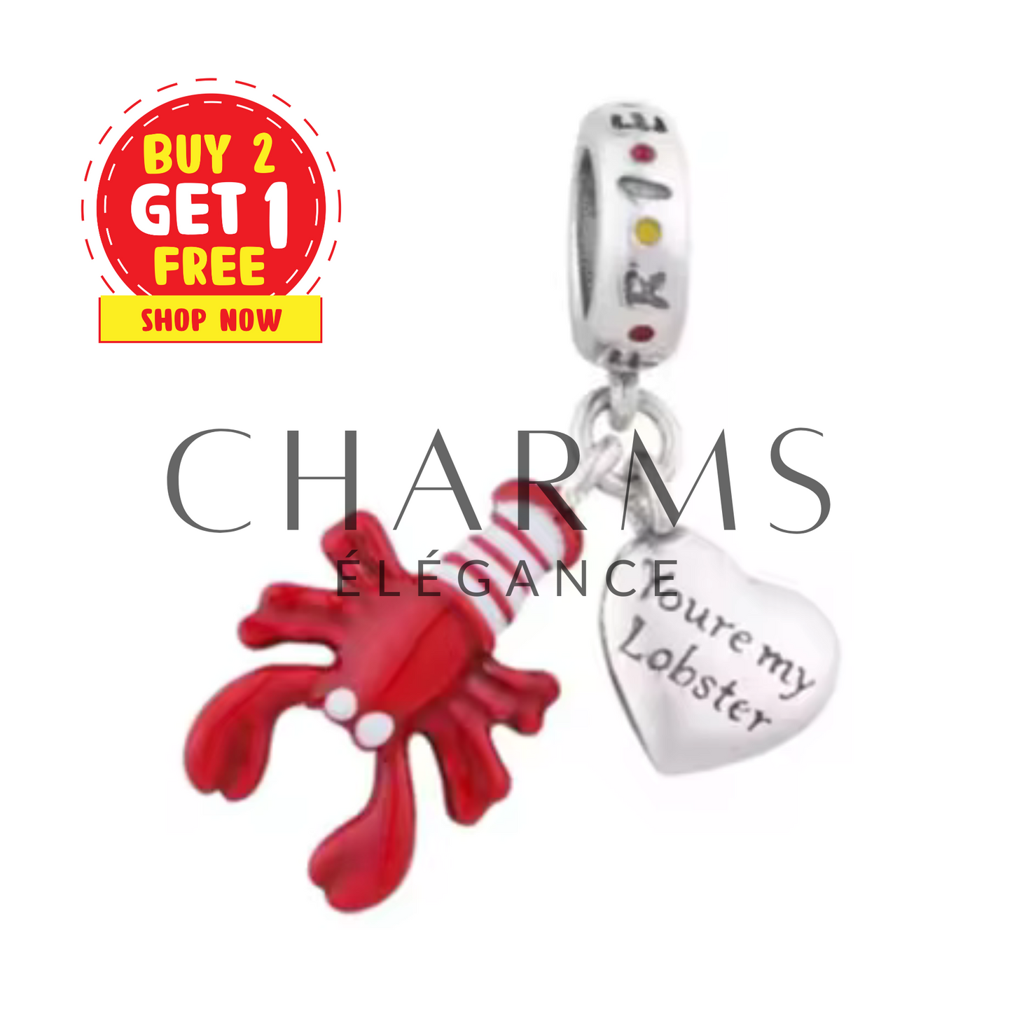 Charm Homard "You Are My Lobster" | Friends