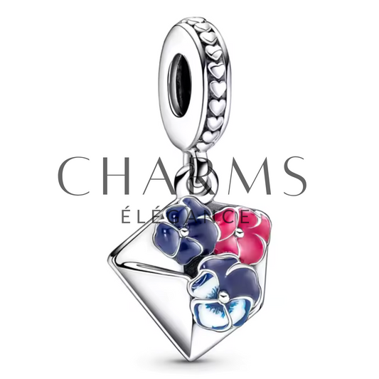Charm Lettre Fleurie – Tendresse et Poésie - Charms Élégance