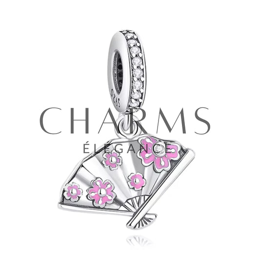 Charm Pendentif - Éventail Étincelant | Nouvel an chinois - Charms Élégance
