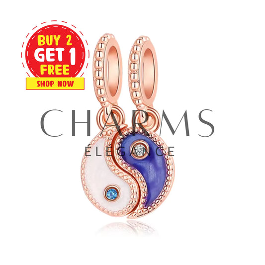 Charm Pendentif - Yin & Yang Séparable - Charms Élégance