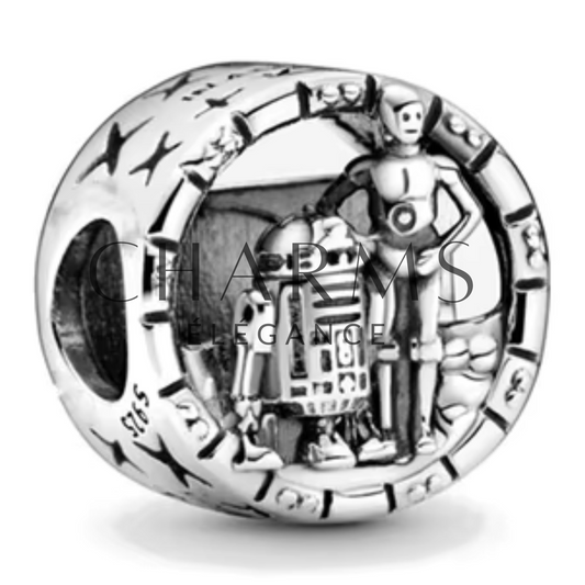 Charm C-3PO avec R2-D2 | Stars Wars - Charms Élégance