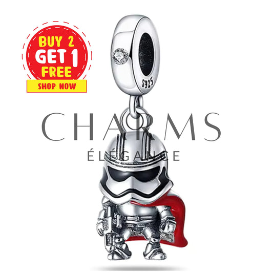 Charm - Chevalier avec Cape Rouge | Star Wars - Charms Élégance