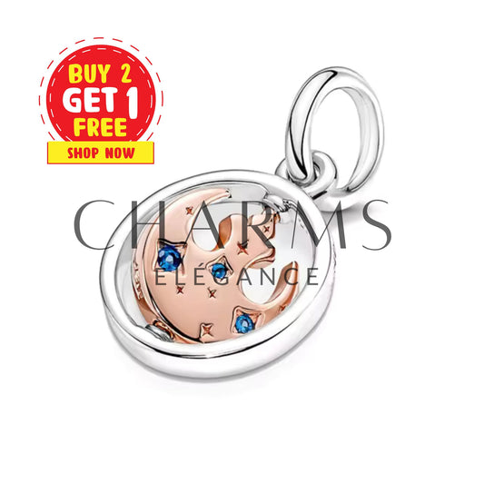 Charm - Vaisseau de l'Alliance Rebelle - Bleu et Rose | Star Wars - Charms Élégance