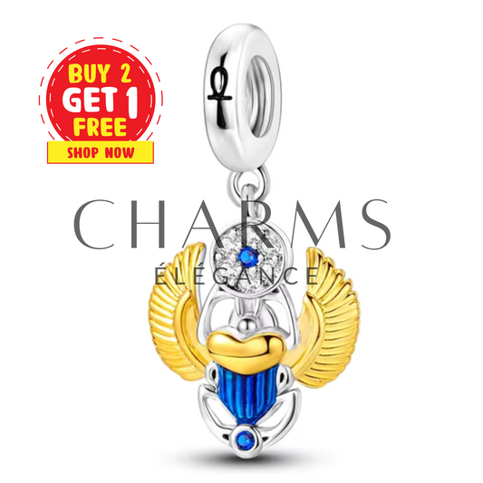 Charm Scarabée Égyptien - Charms Élégance